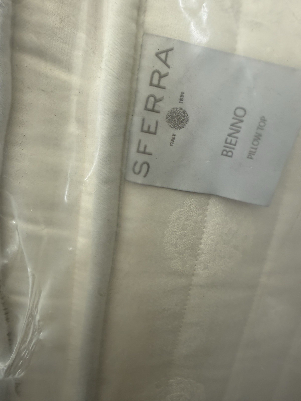 SFERRA BIENNO KING PILLOWTOP LUXURY ULTRA PLUSH MATTRESS LATEX NEW CLEARANCE