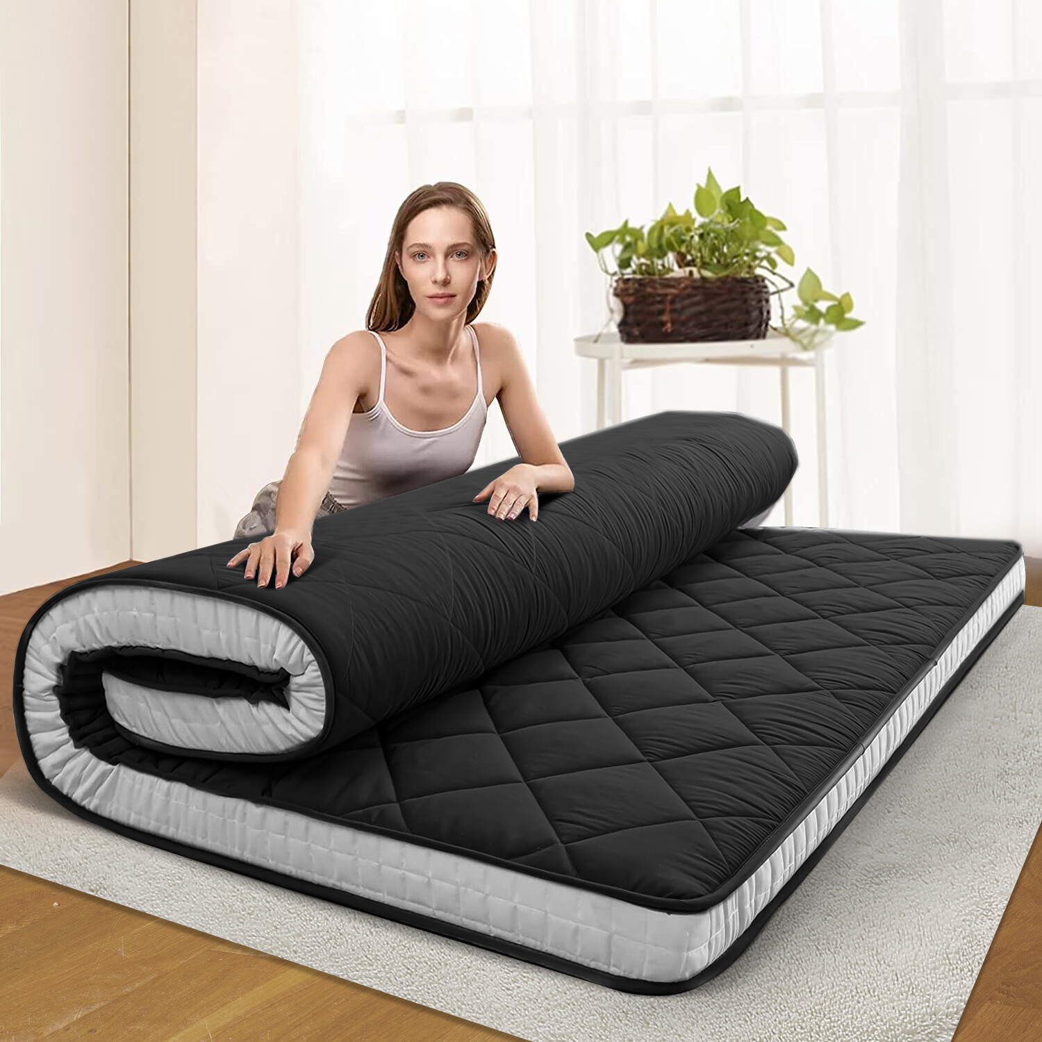 Floor Mattress Japanese Futon Mat Floor Mattress Twin Full Queen Sizefor All Age