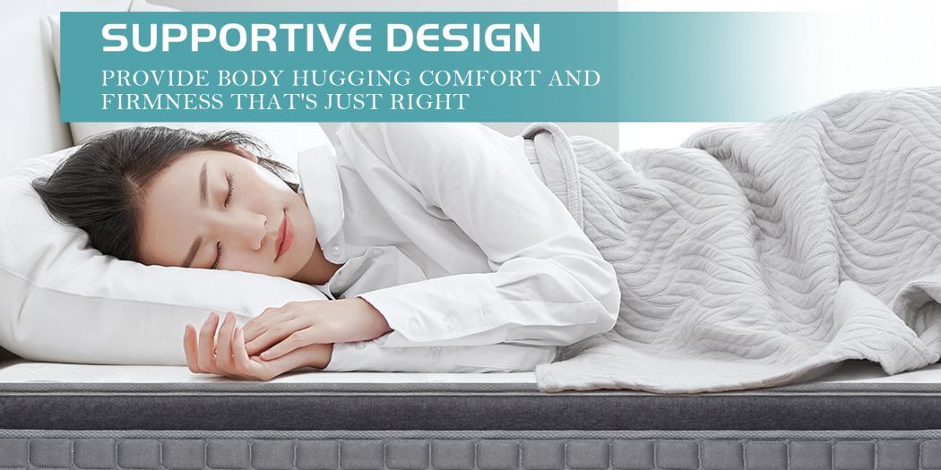 12/14 Inch Mattress in A Box,Pocket Innerspring Hybrid Foam Twin Full Queen King