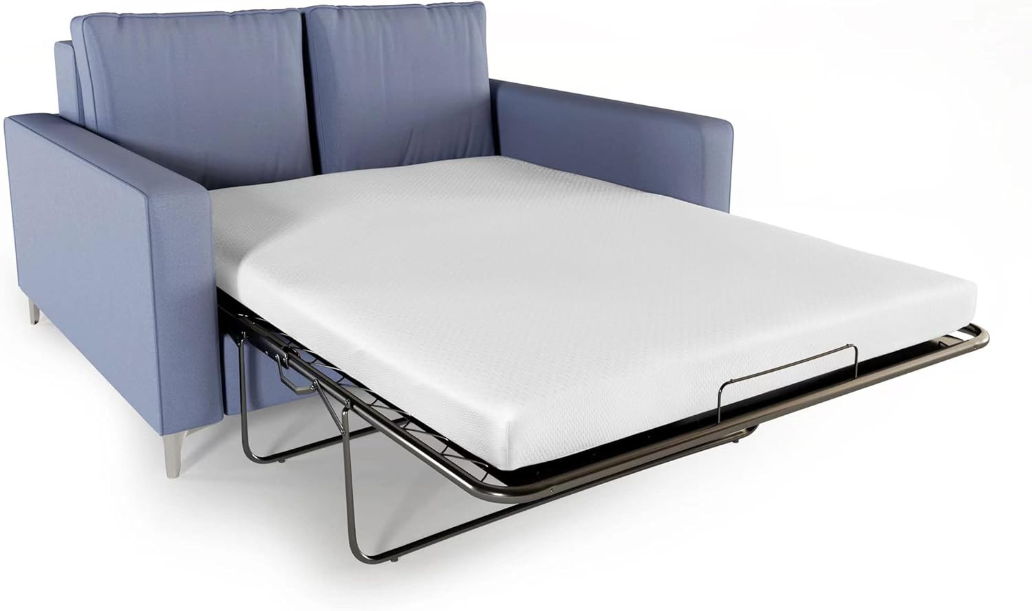 4.7 Inch Memory Foam Mattress Replacement with Washable Cover for Sleeper Sofa a
