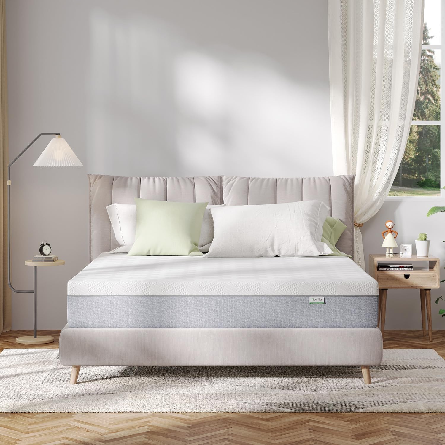 Memory Foam Mattress Queen, Queen Size Mattress 10 inch with Gel Foam for Com…