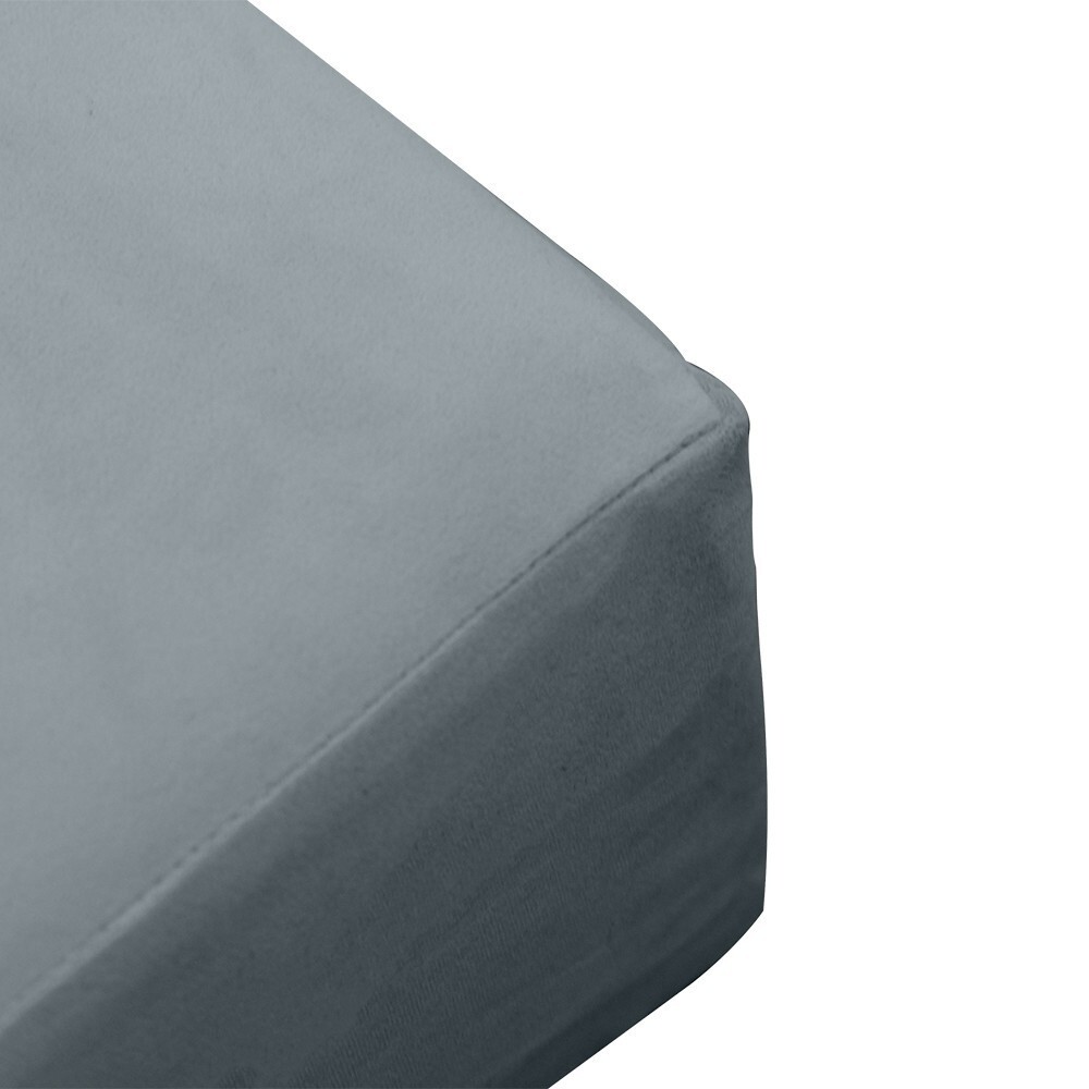 Knife Edge 6″ TWIN-XL 80x39x6 Velvet Indoor Daybed Mattress |COVER ONLY|-AD347