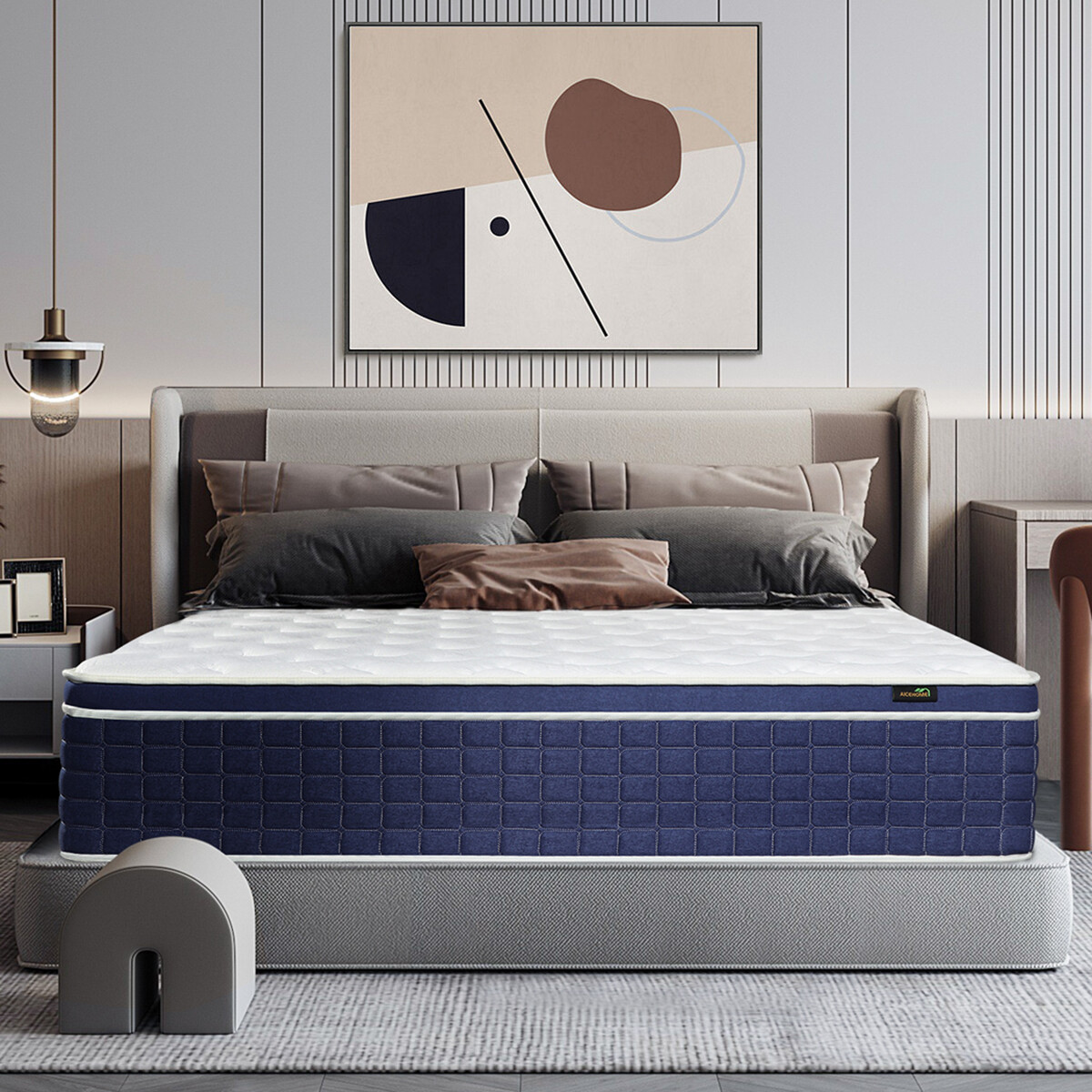 12″ Pocket Spring Mattress Twin Full Queen King Size Hybrid Mattresses Furniture