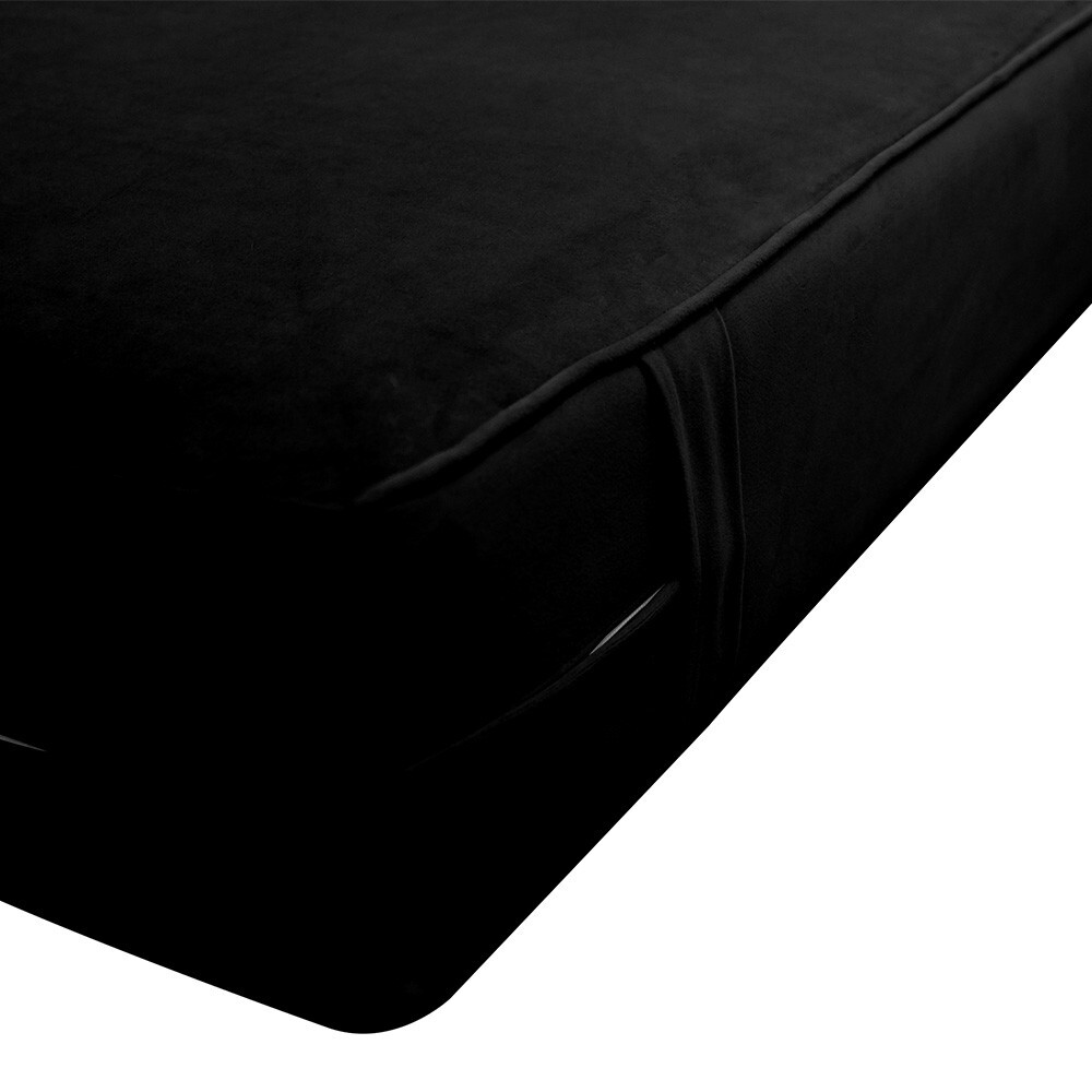 Same Pipe 6″ Twin-XL 80x39x6 Velvet Indoor Daybed Mattress |COVER ONLY|-AD374