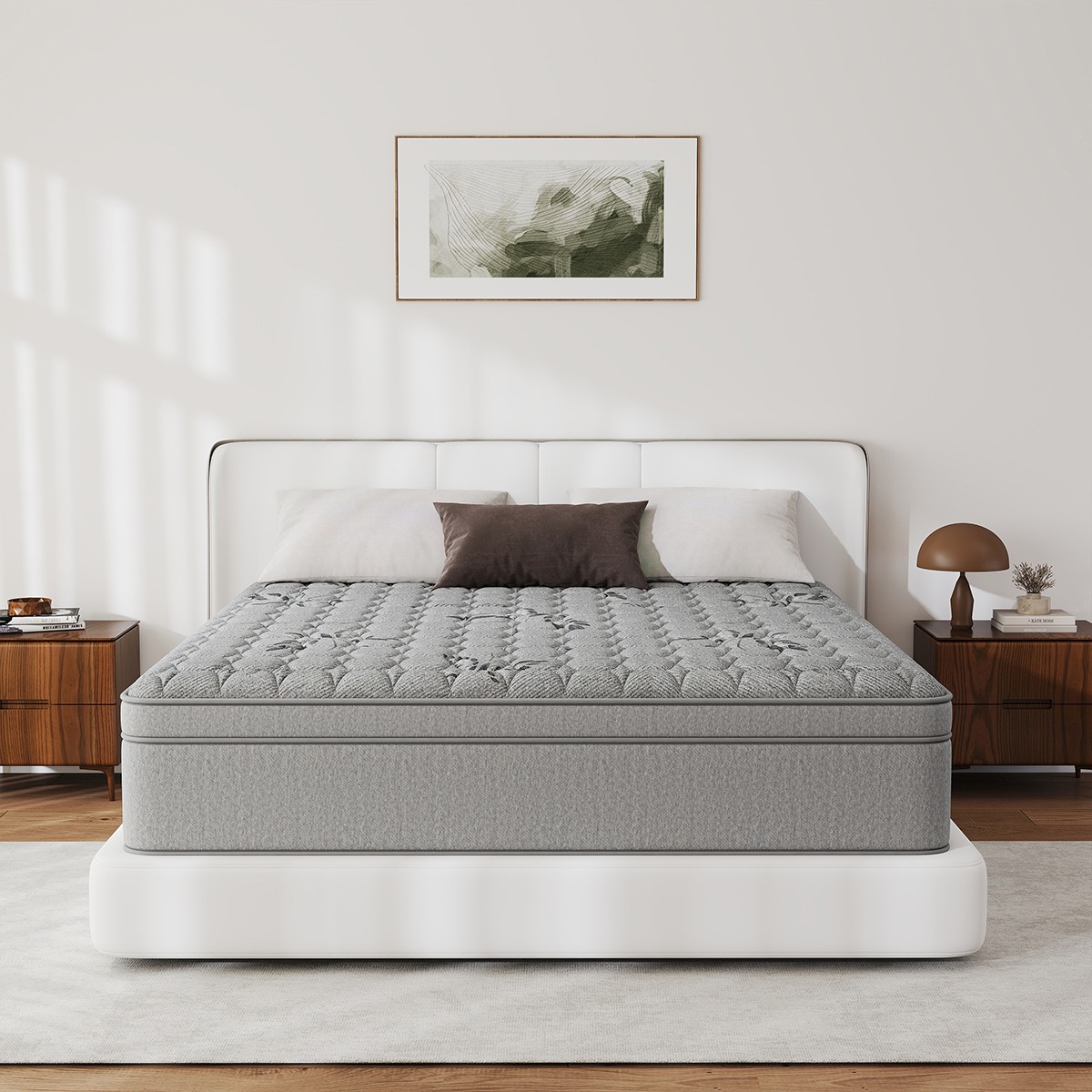 12/14 Inch Gel Memory Foam Hybrid Spring Mattress In A Box Twin Full Queen King