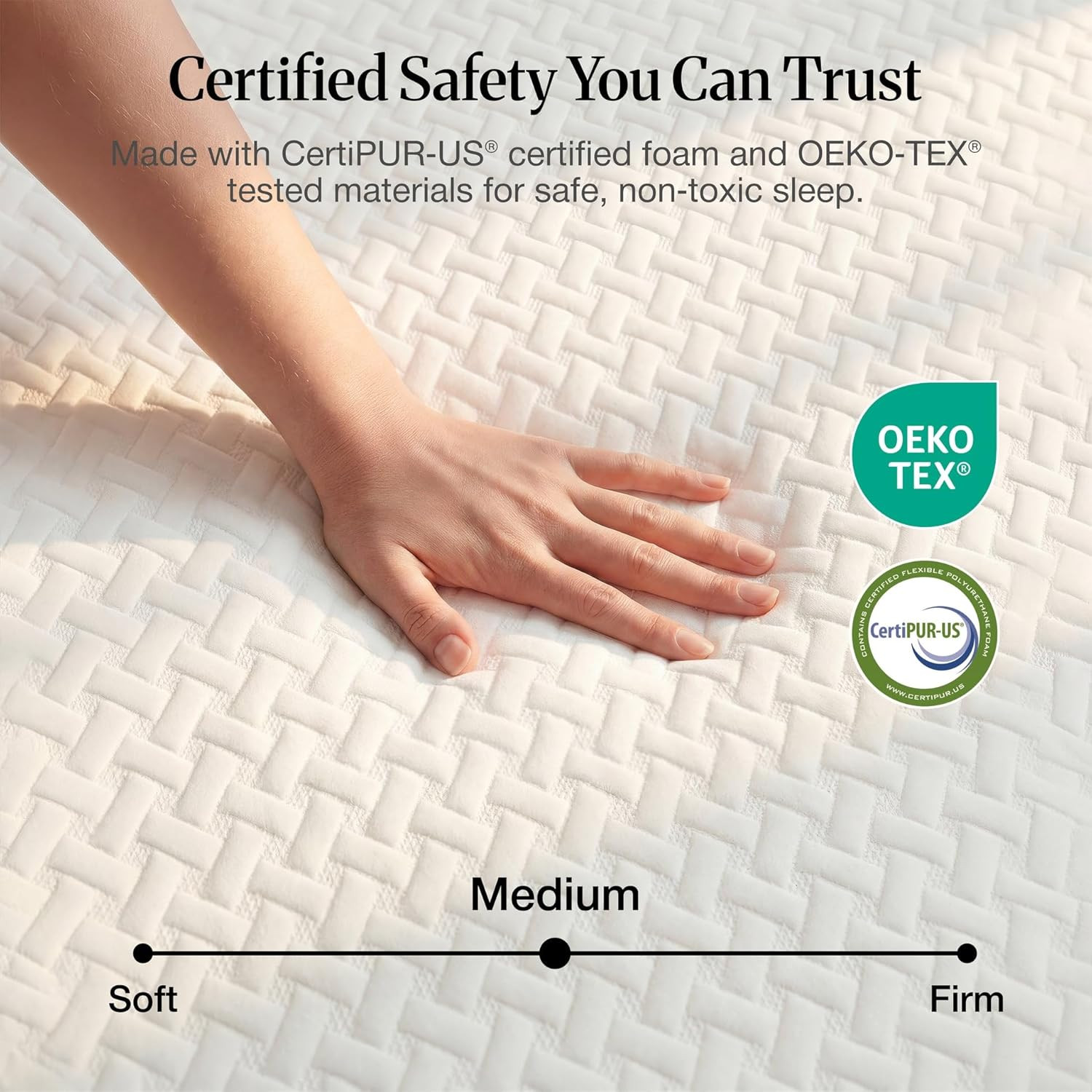 8-Inch Full Size Cooling Gel Memory Foam Mattress – Medium Firm Support