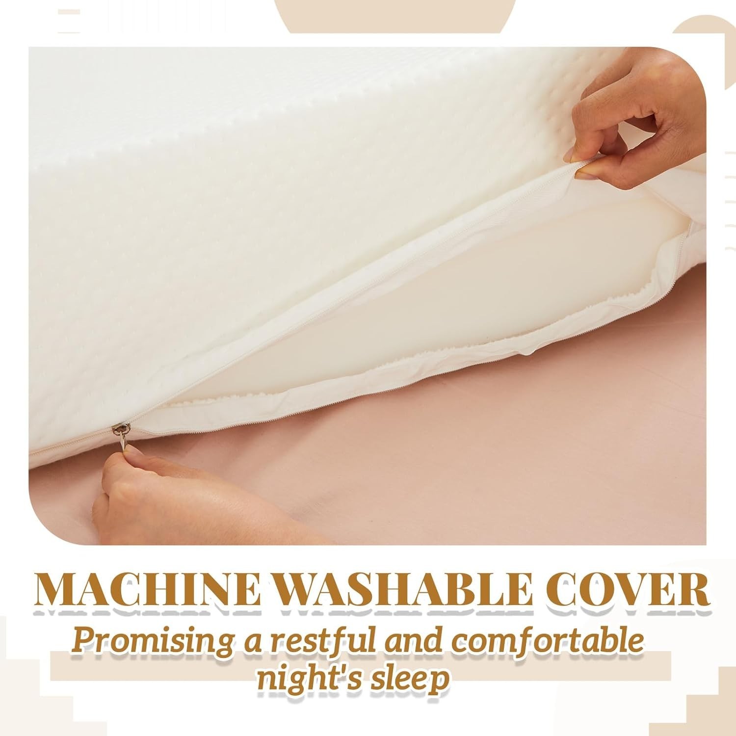 Mattress Wedge for Acid Reflux 5 Inch Queen Size Bed Wedge under Support Mattres