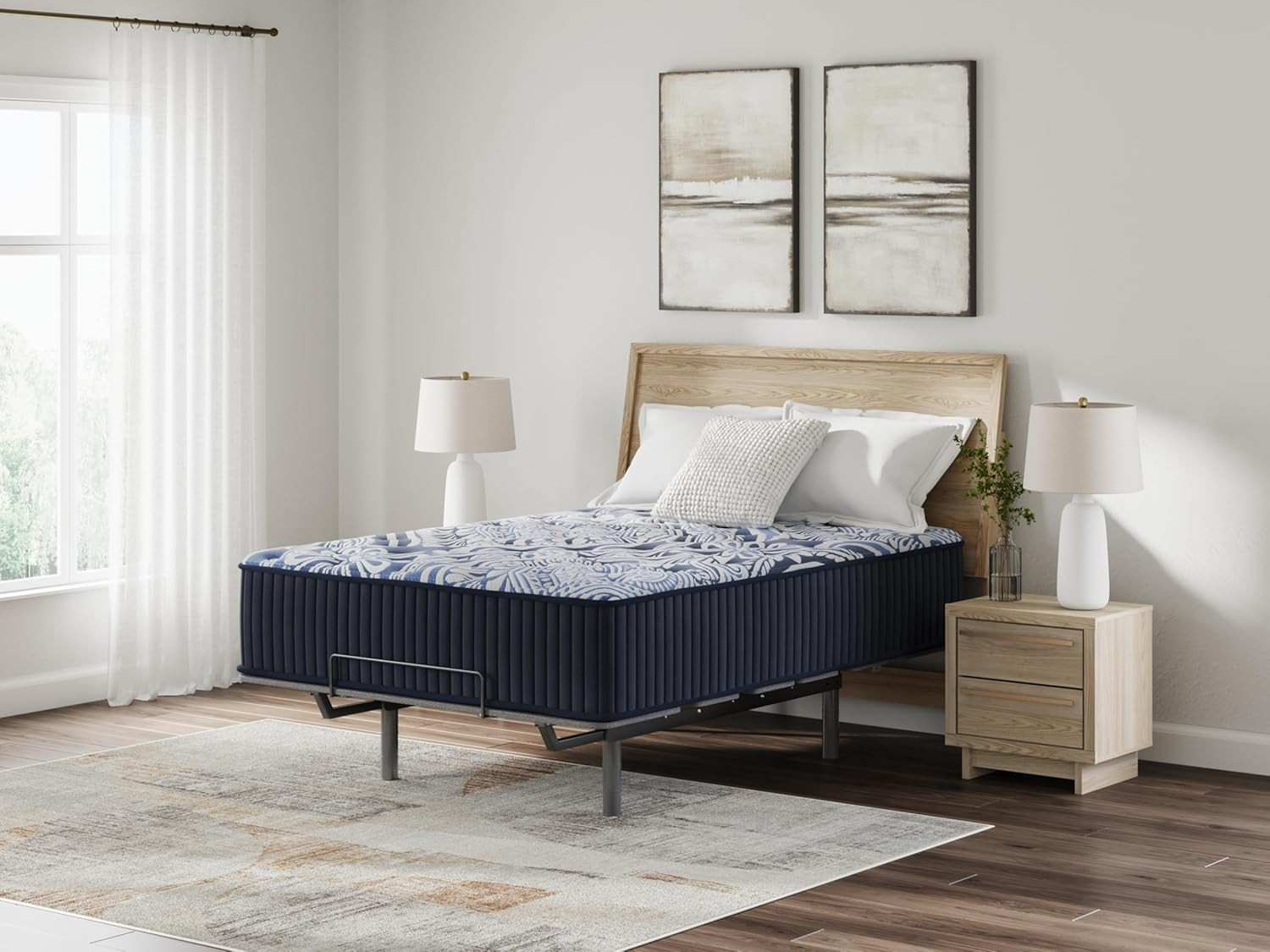 Firm Luxe 2.0 15″ Gel Latex Memory Foam Hybrid Mattress – Cool & Supportive Quee
