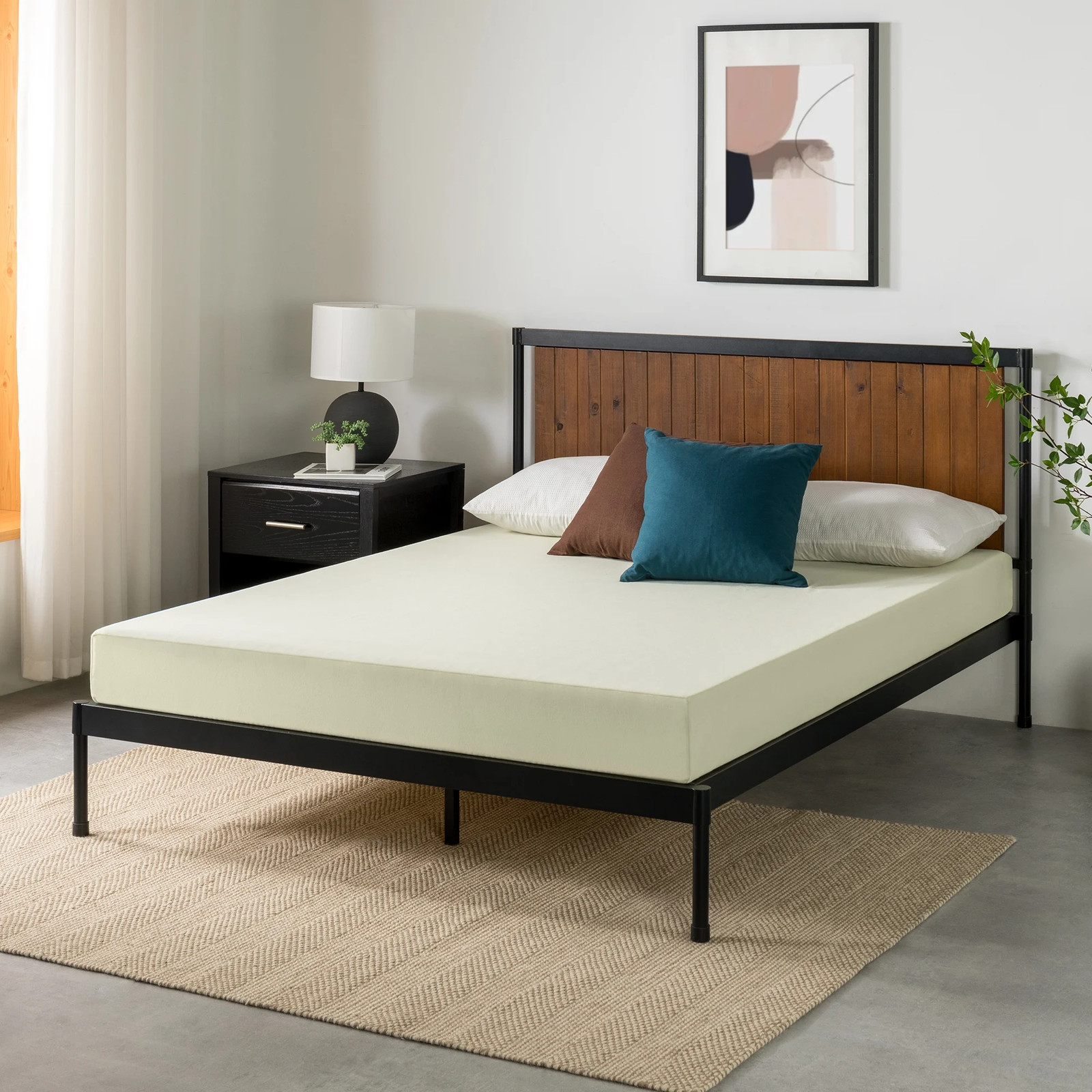 Zinus Cooling Airflow Tight Top Memory Foam Mattress Comfortable Sleep Medium