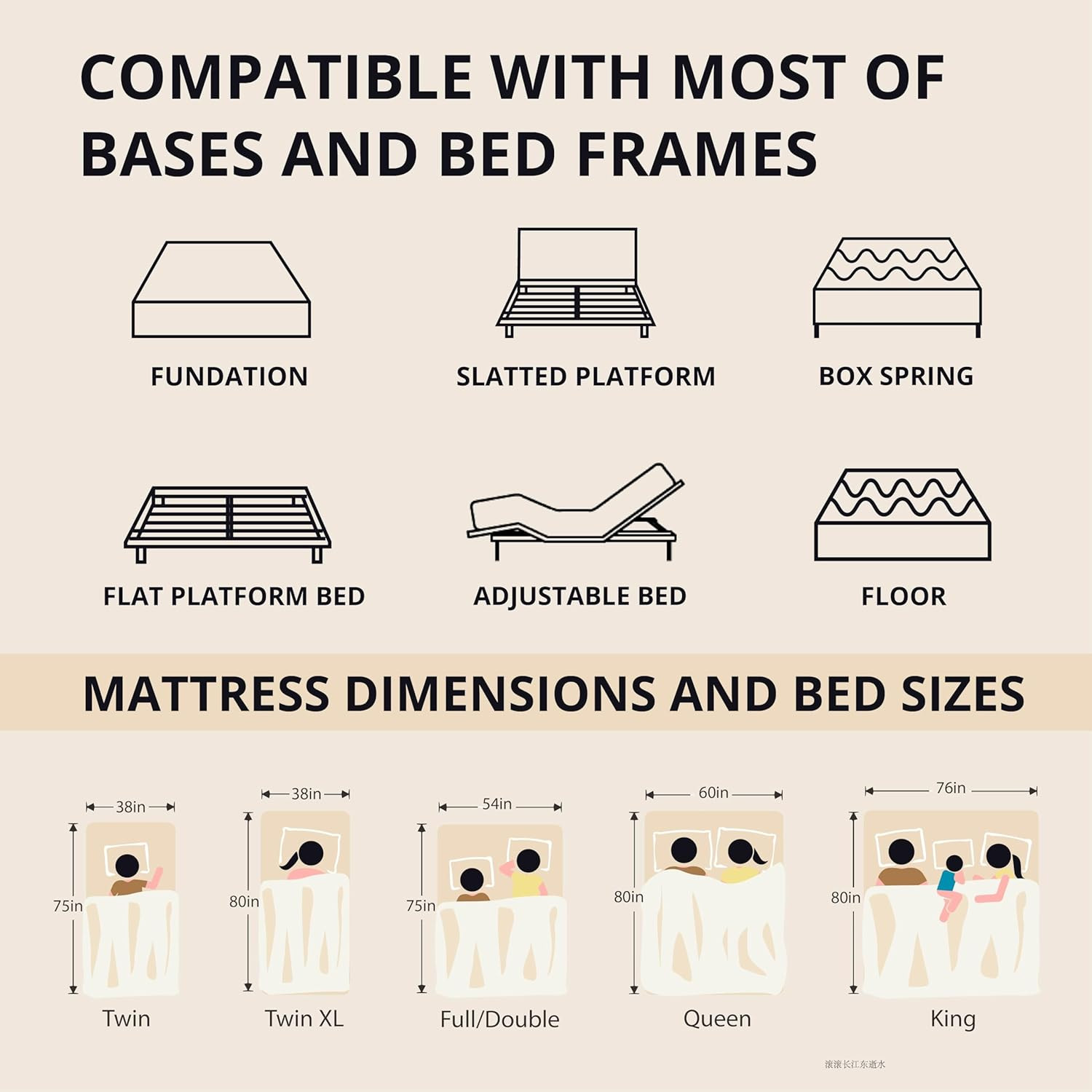 EGOHOME 12 Inch Queen Memory Foam Mattress for Back Pain, Cooling Copper Gel Bed