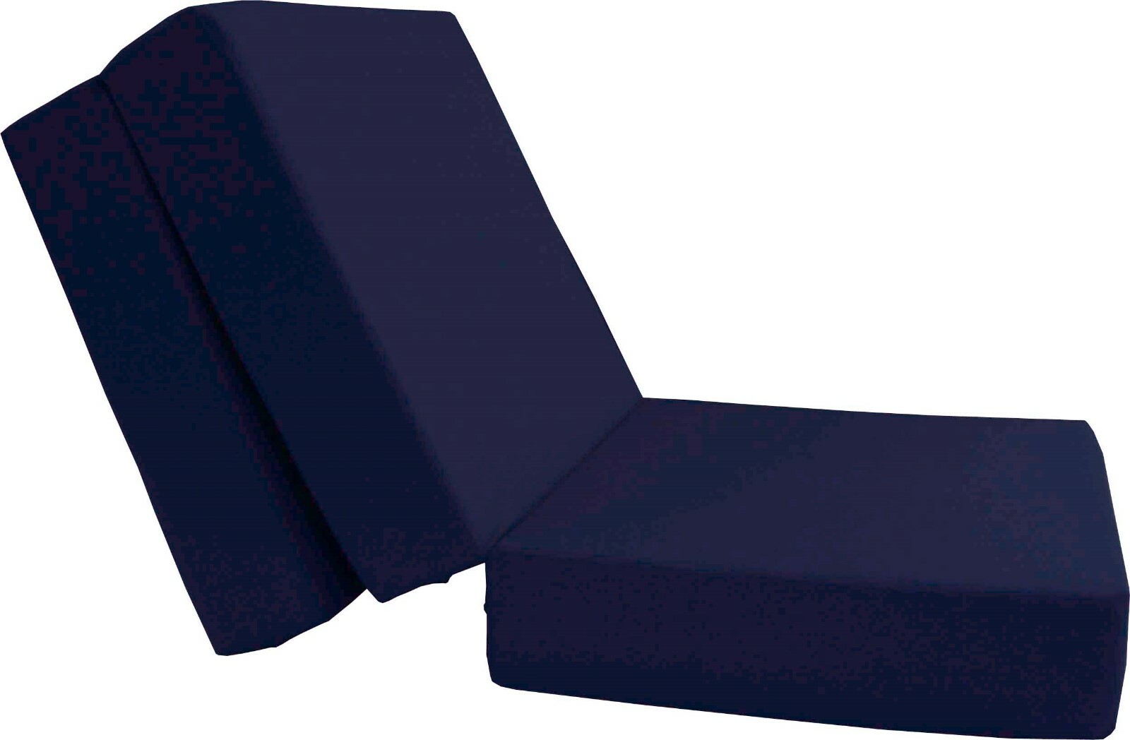 Shikibuton Trifold Foam Beds 1.8 lbs Density, Folding Mattress 6x27x75, Navy