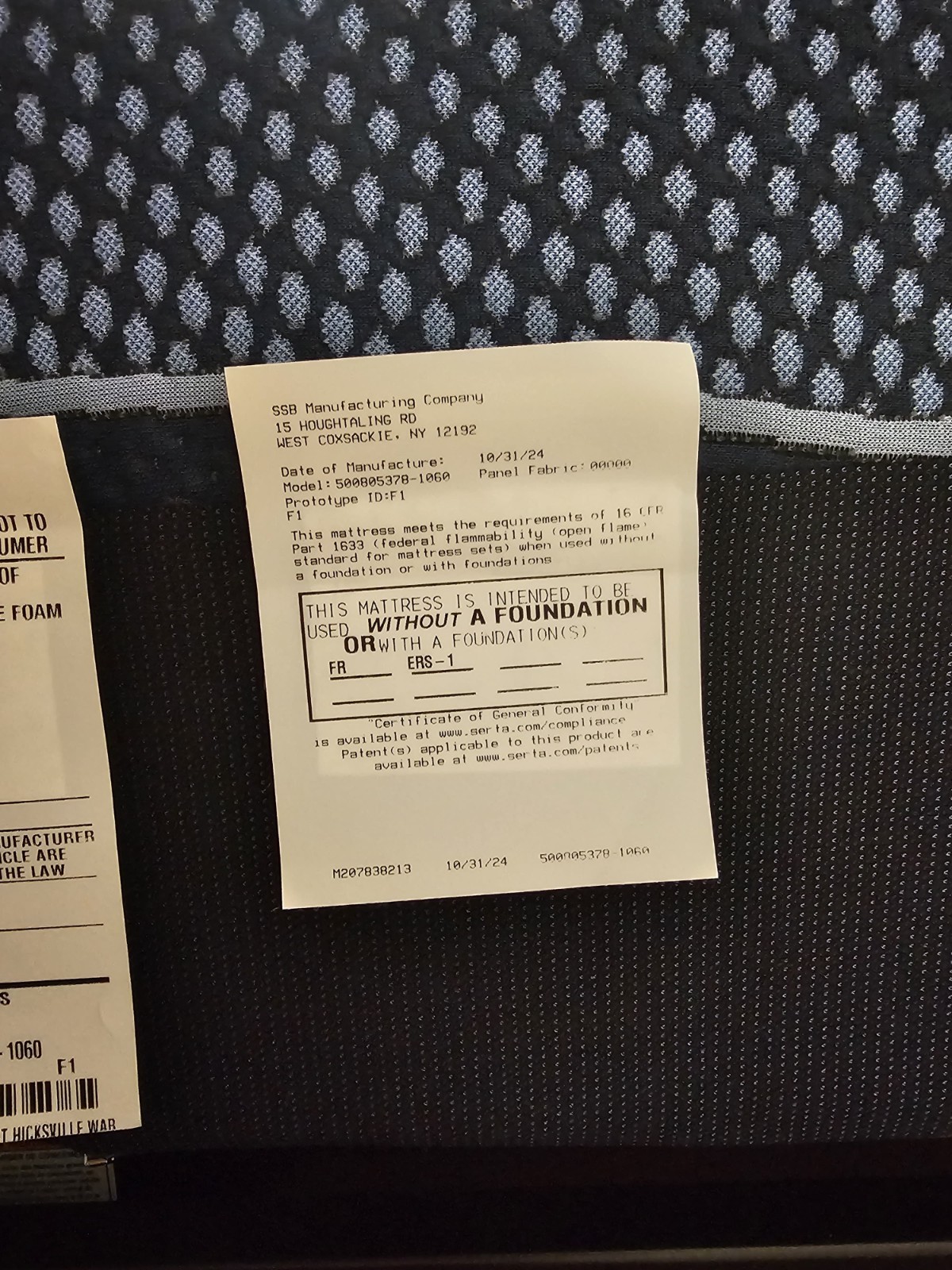 Serta iSERIES Hybrid King 10″ Medium Mattress-in-a-Box CertiPUR Blue/Gray