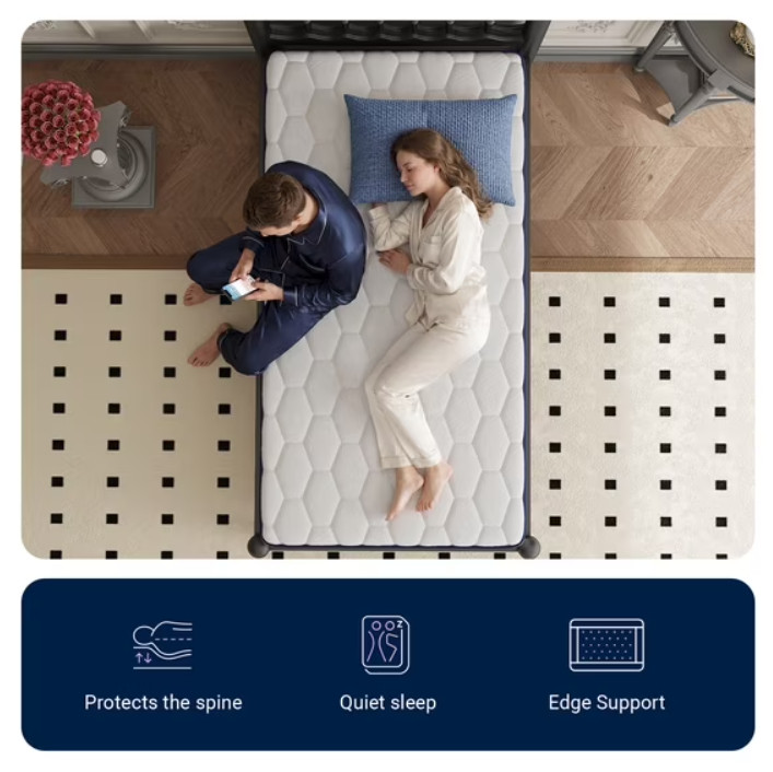 Avenco Pearl 6″ Medium Adult Supportive Innerspring Mattress