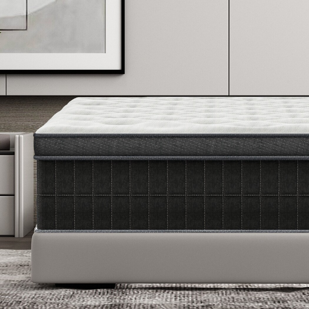 14″/12″ Twin Full Queen King Size Mattress in A Box Innerspring Luxury Foam Bed