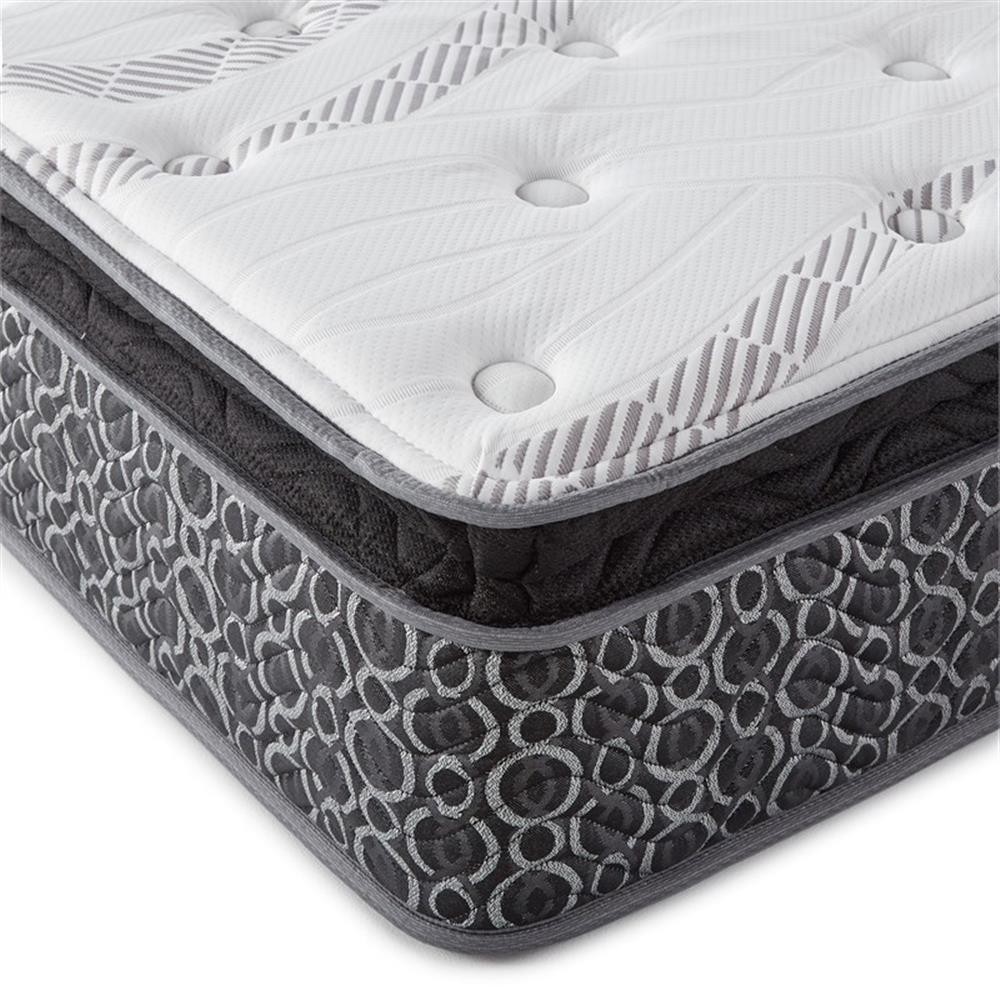 Pemberly Row Transitional 11″ Memory Foam Eastern King Mattress in White
