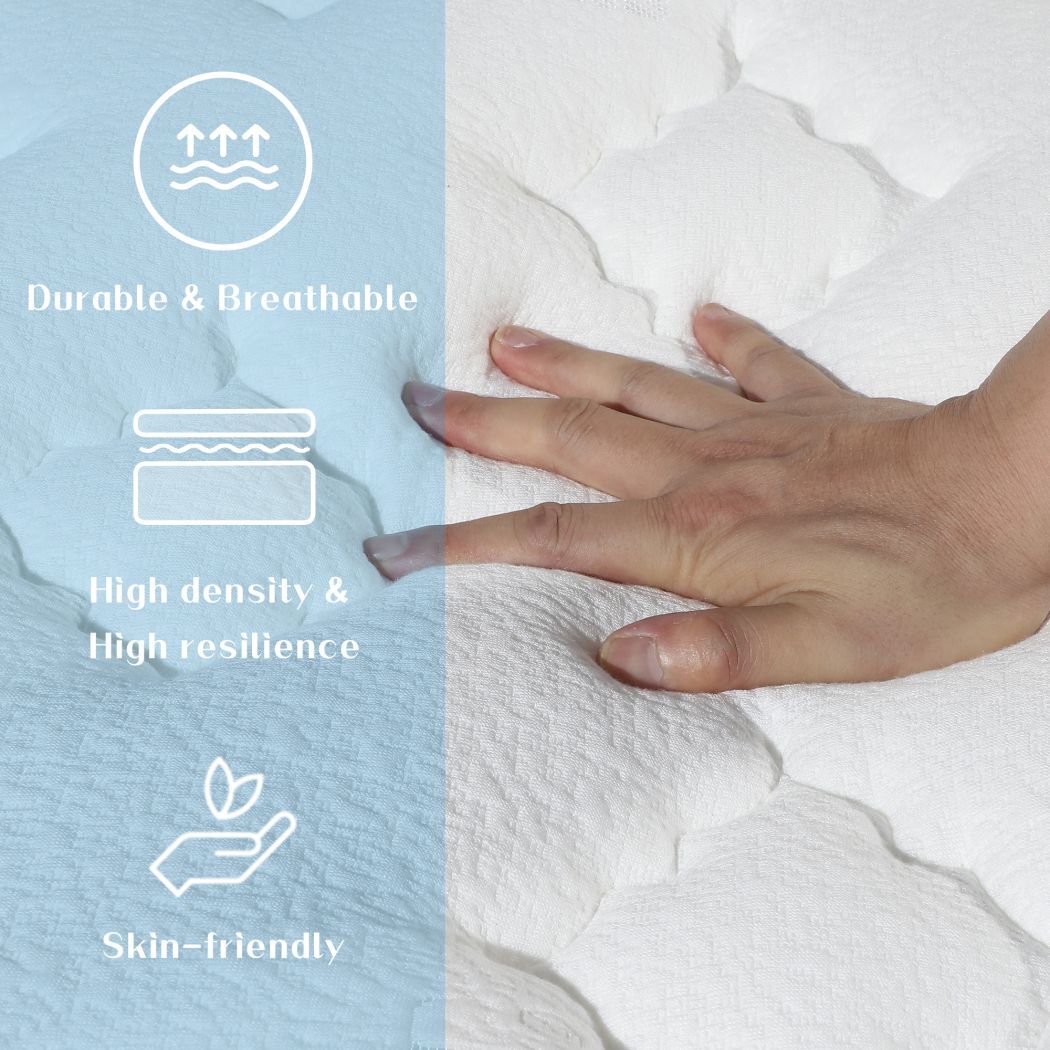 Mattress 10″12″14″ Memory Foam Hybrid Innerspring Twin Full Queen King In Box