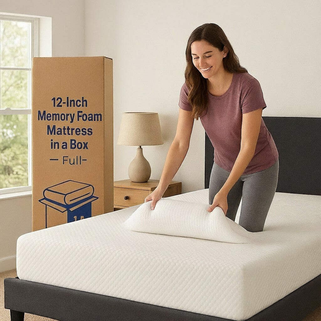 12-Inch Memory Foam Mattress in a Box — Full