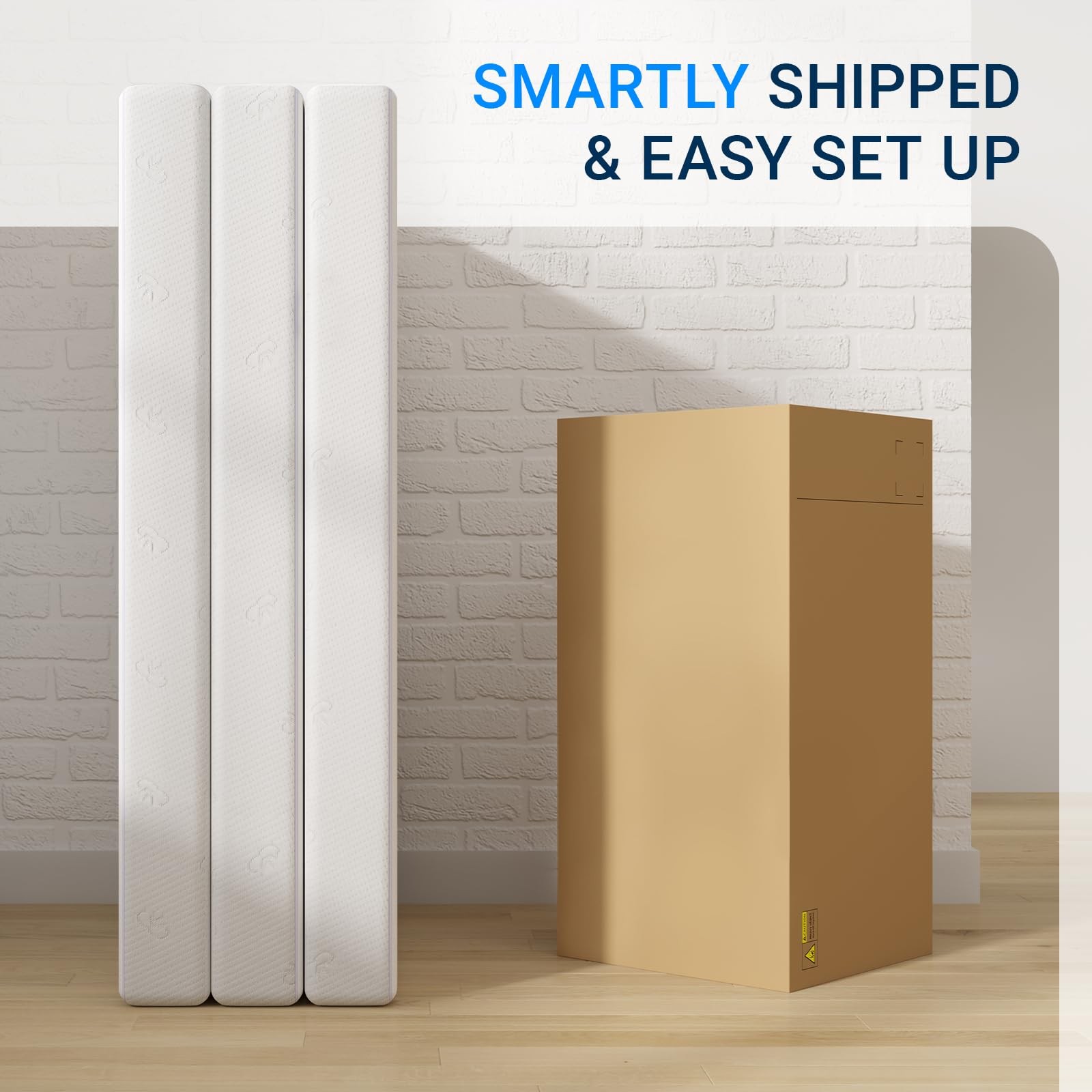 Folding Mattress, 4 Inch Trifold Mattress, Queen Size Folding Mattress for In…