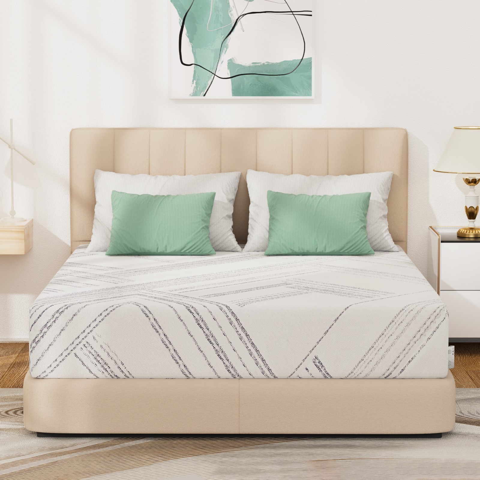 8/10/12″ Twin XL Mattress Cooling Memory Foam Full Queen King Mattress in a Box