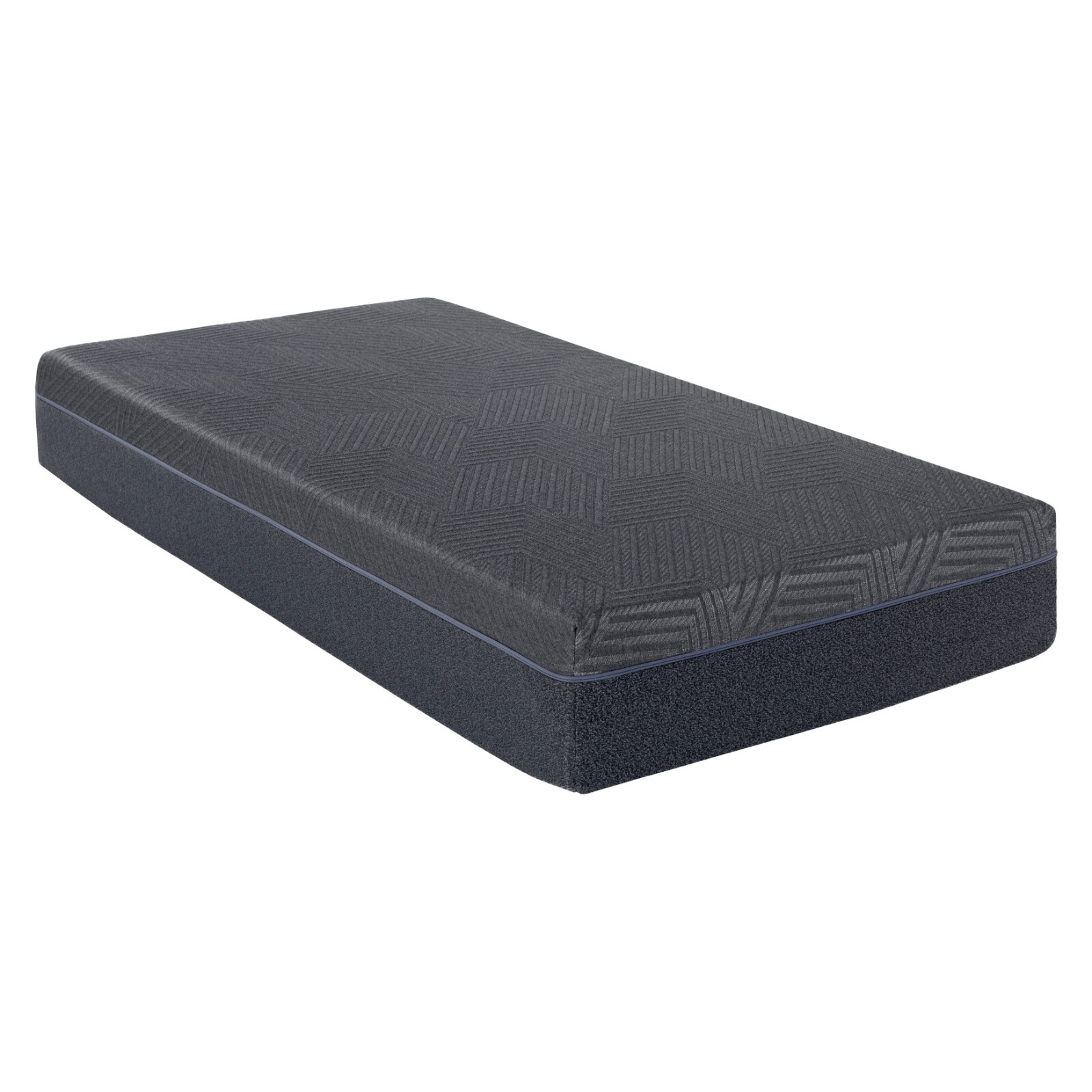 11″ Mattress Twin Size, Firm, Gray, Gel-infused Memory Foam Mattress in a Box