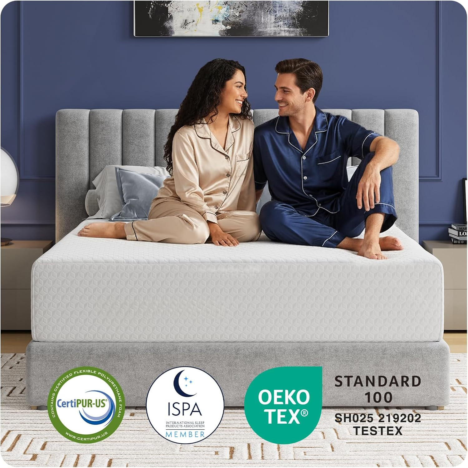 Queen Mattress, 12 Inch Queen Memory Foam Mattress in a Box for Refresh Sleep &