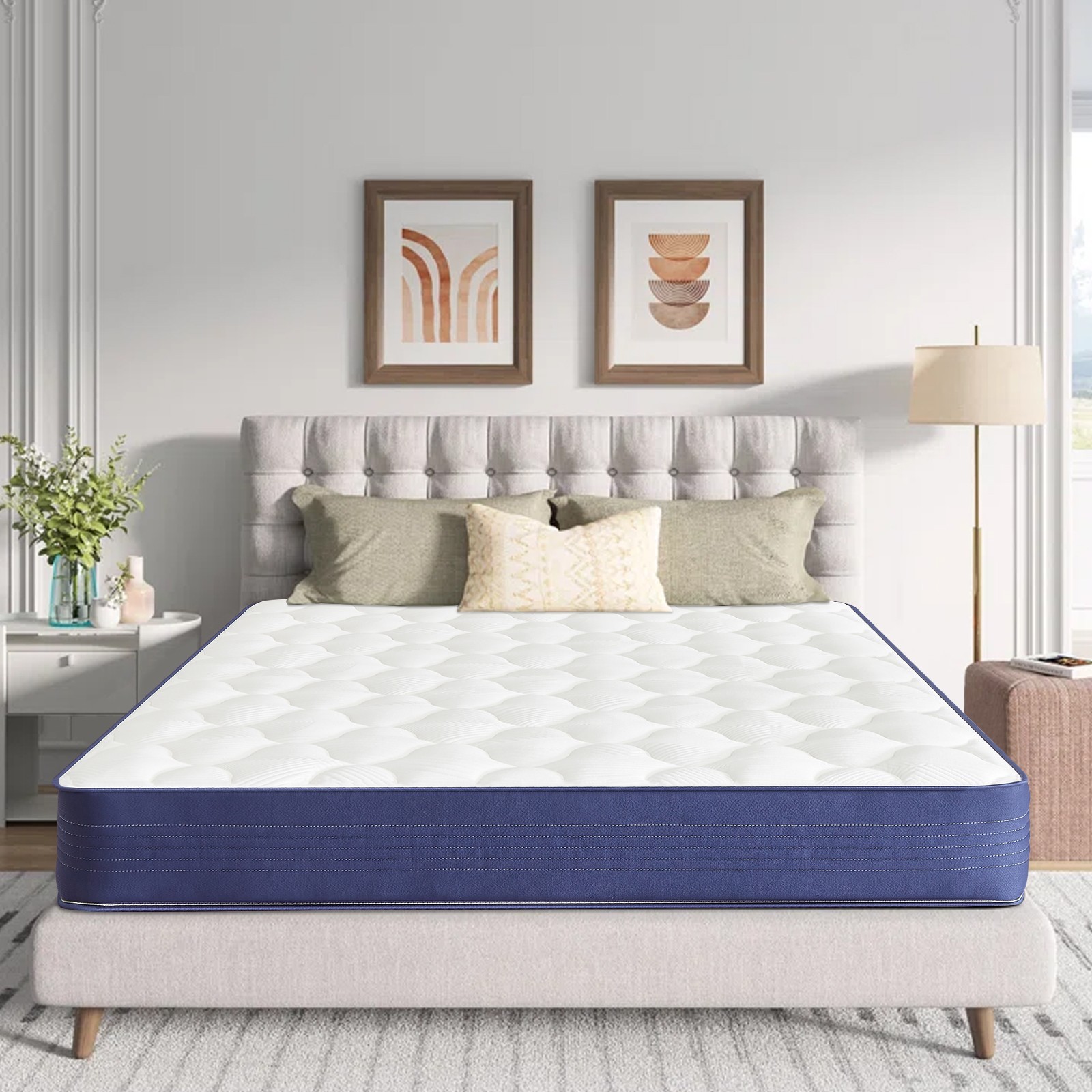 10″ 12″ Hybrid Mattress-Gel Memory Foam with Springs Twin Full Queen King Size