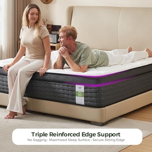 12 Inch Queen Mattress in a Box: Hybrid Memory Queen (U.S. Standard) 12 Inches