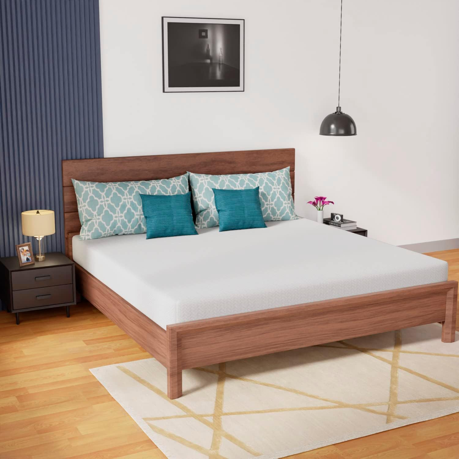 8-Inch Gel Memory Foam Mattress – King, CertiPUR-US, Breathable & Supportive
