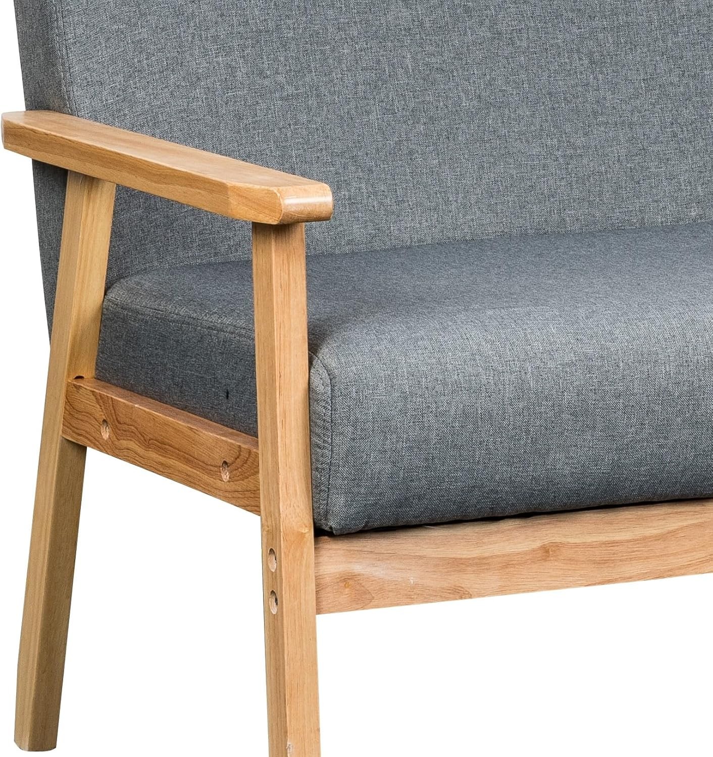 45″ Loveseat Sofa, Mid Modern Decor Love Seat Couches for Living