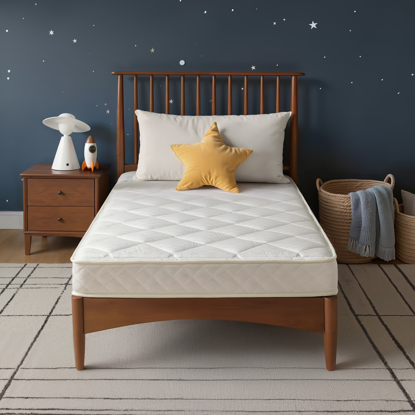 Innerspring Mattress Firm Bonnell Coil Bed in a Box