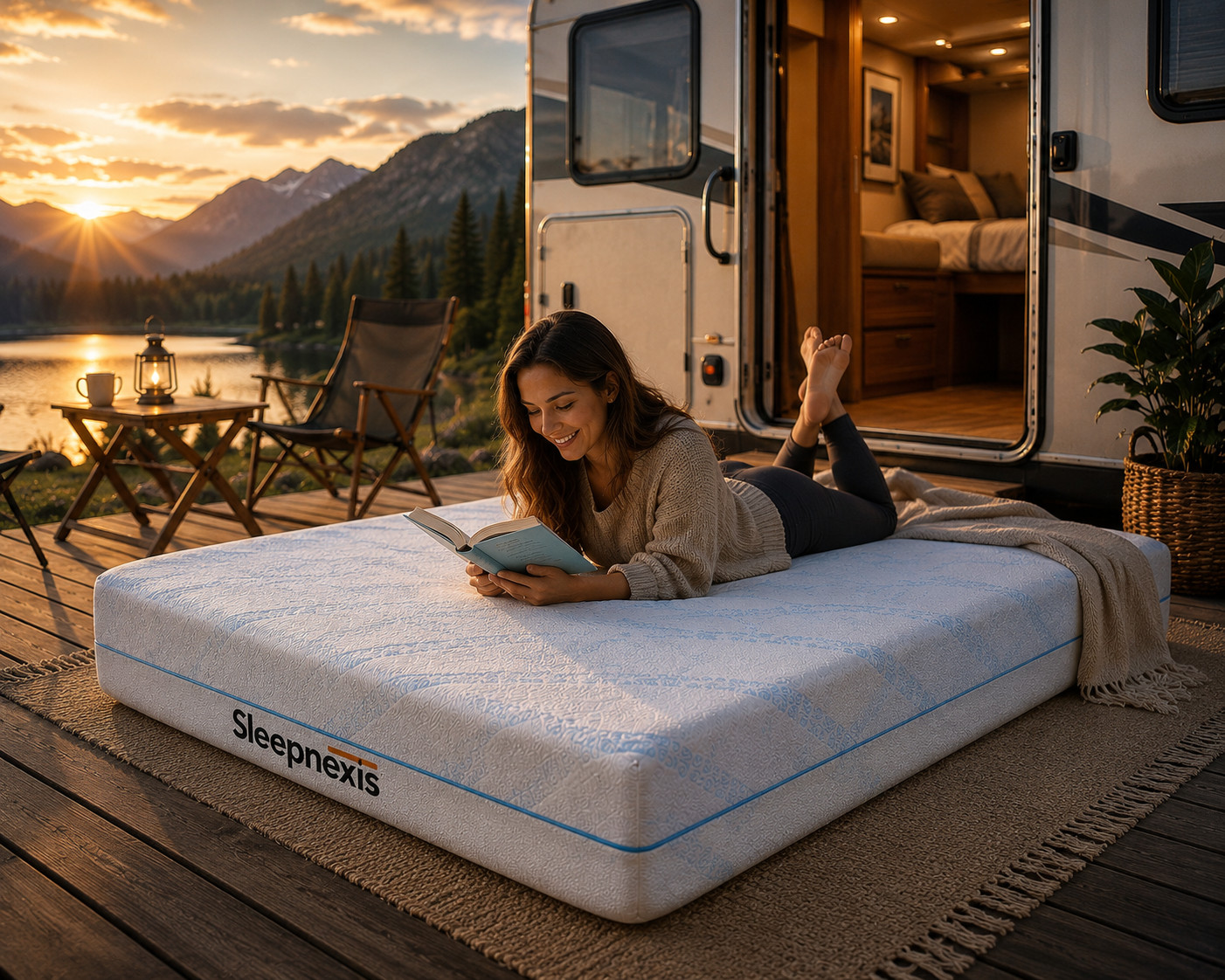 RV Mattress 8/10 Inch Cooling Gel Memory Foam, Medium Firm Support, CertiPUR-US