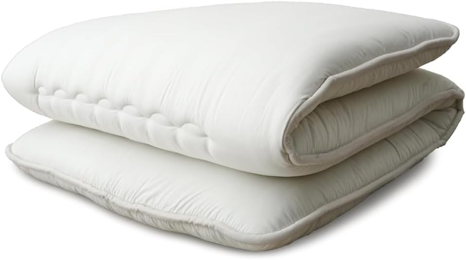 Japanese Futon Mattress Twin Shikibuton Firm Even Support – Traditional Batting