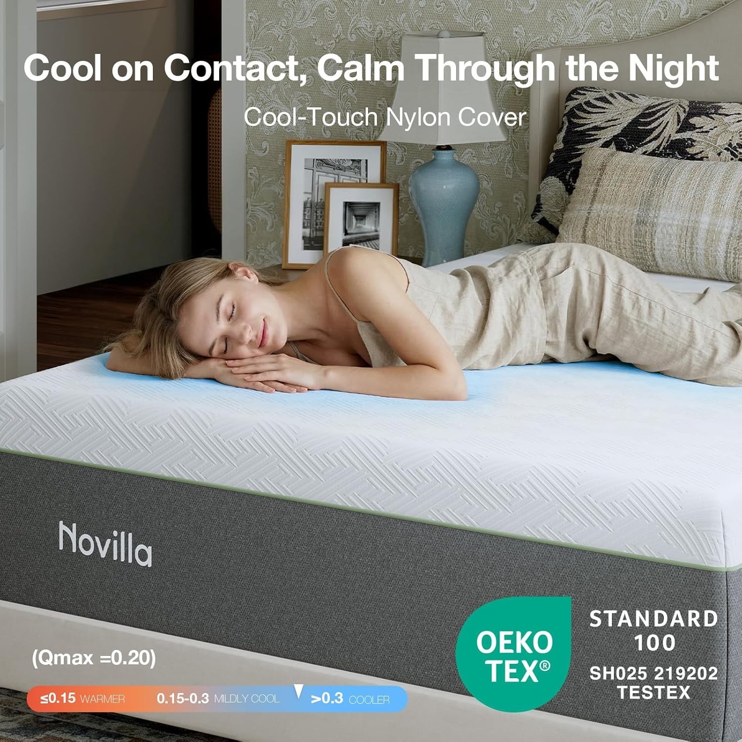 CertiPUR Certified Queen Memory Foam Mattress – Pain Relief