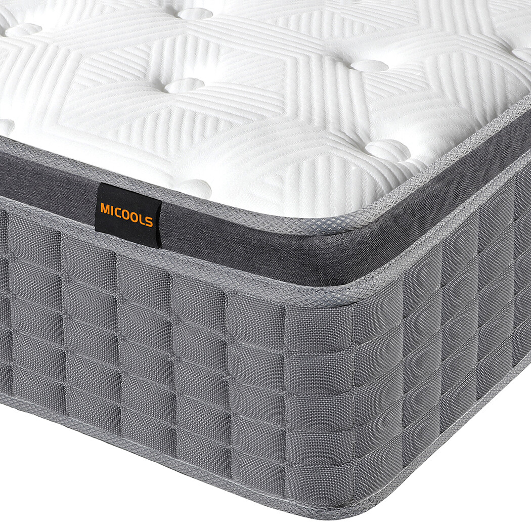 12” Full Size Mattress Memory Foam Pocket Spring Medium Firm Bed in a box