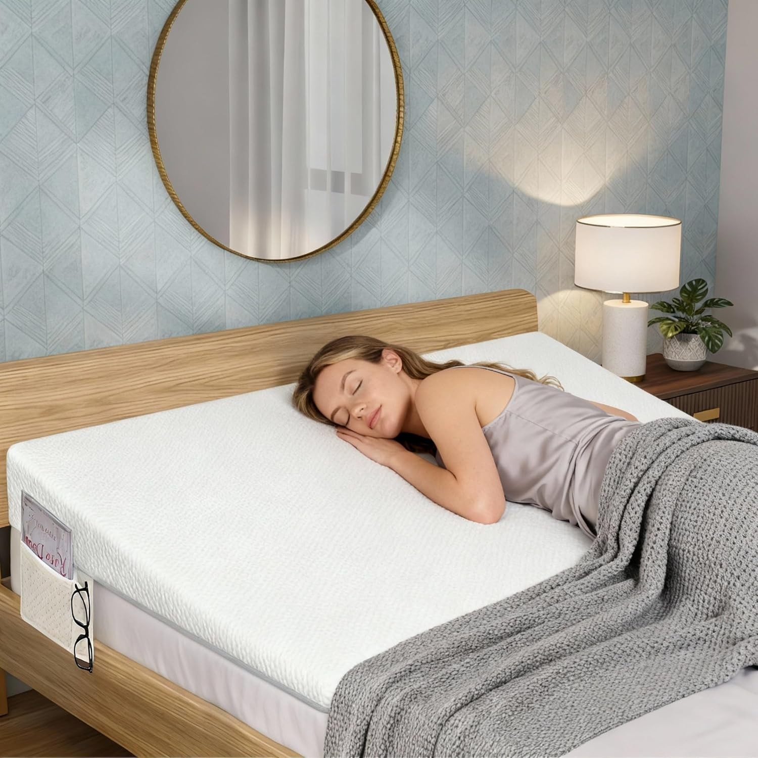 Mattress Wedge for Acid Reflux 5 Inch Queen Size Bed Wedge under Support Mattres