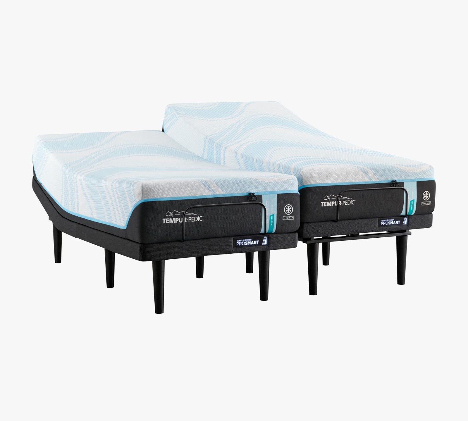 TEMPURPEDIC PROBREEZE MEDIUM SPLIT KING MATTRESS-MSRP:7800