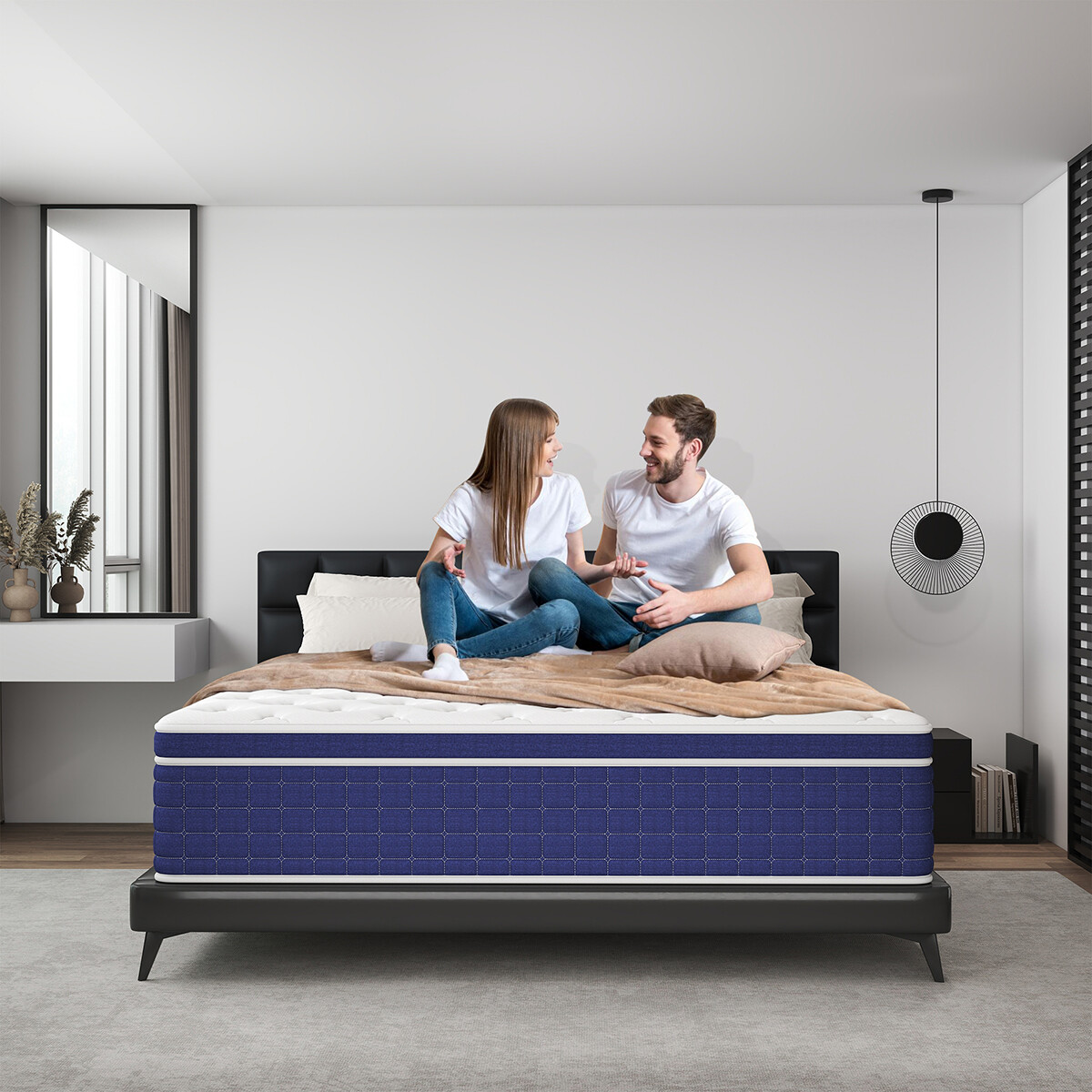 12″/14″ Mattress in a Box Gel Memory Foam Innerspring Twin Full Queen King Size