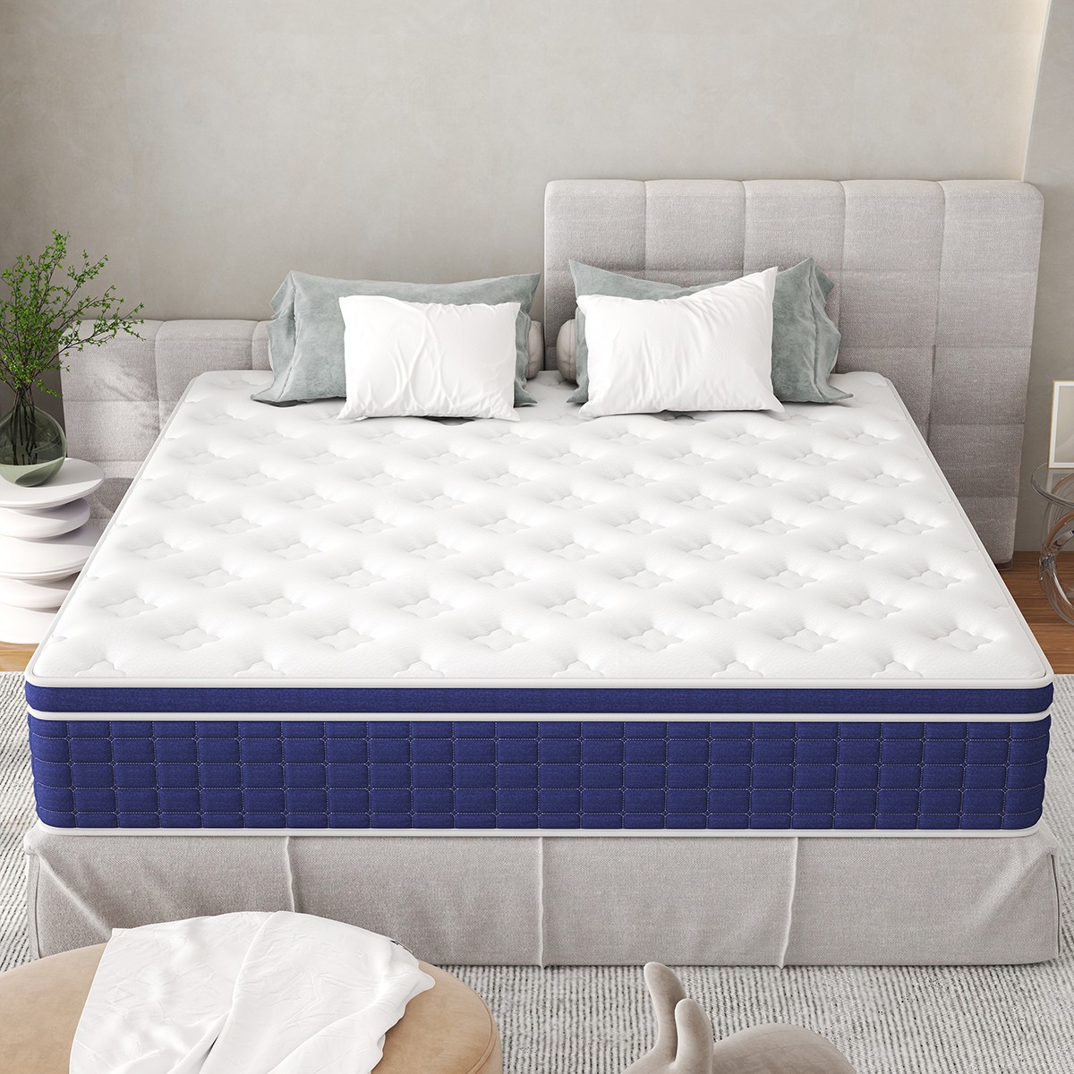 12/14 Inch Mattress Twin Full Queen King Size Medium Firm Soft Mattress in a box