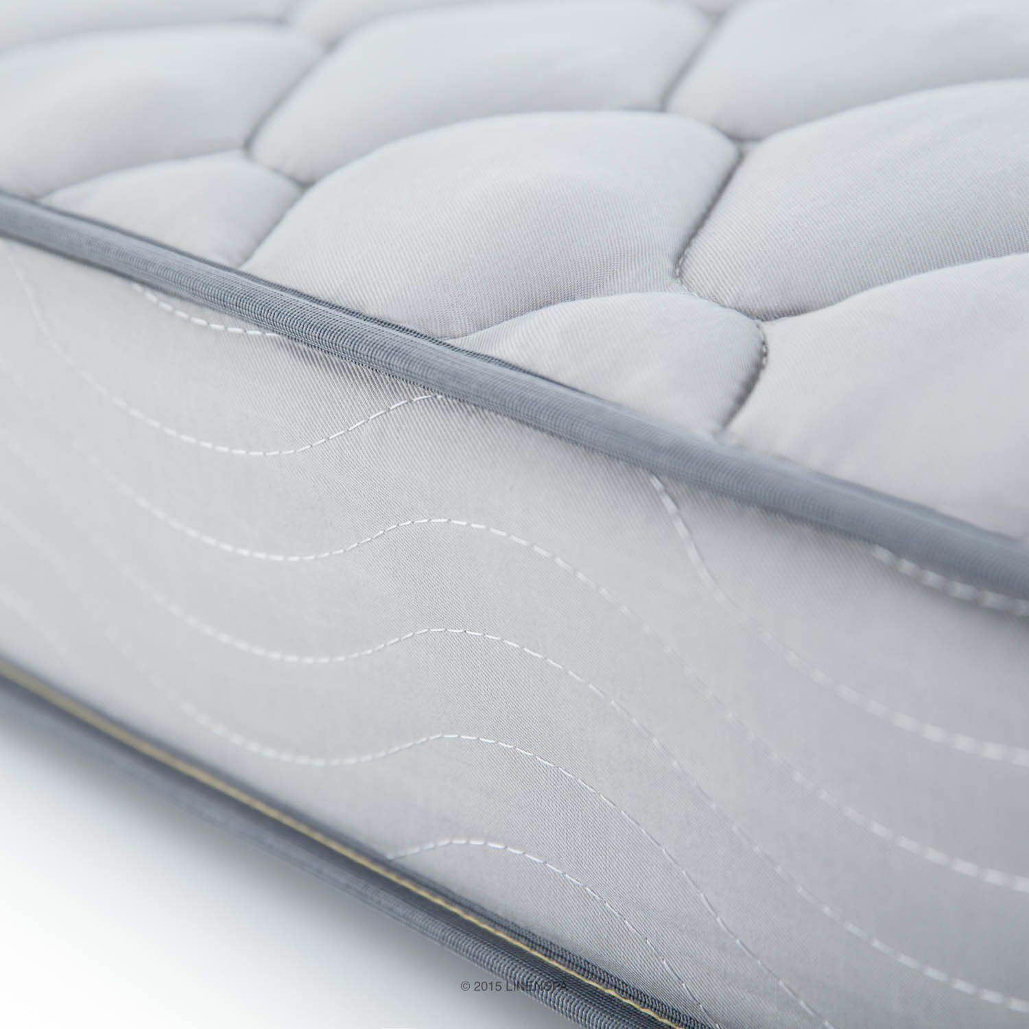 Full Size Bunk Bed 6″ Inch Double Innerspring Mattress Foam Steel Coils Quilted