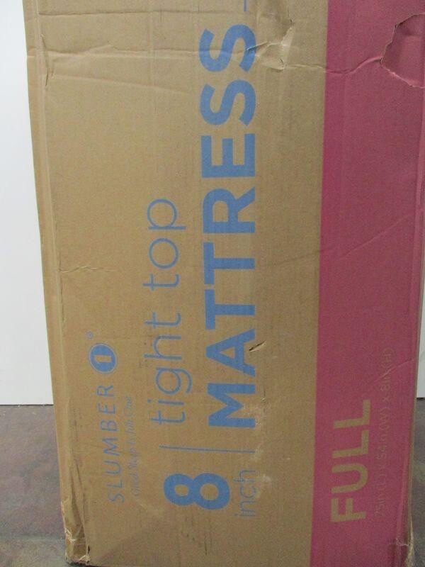 Full Size 8″ Tight Top Mattress in a box Slumber 1 Bed Mattress 75L X 54W X8H