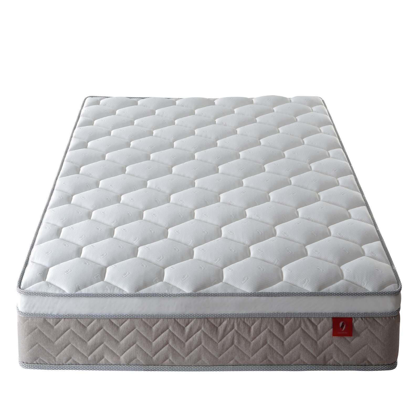 12 inch Hybrid Mattress in a Box,Individual Pocket coil, Medium Firm Memory Foam
