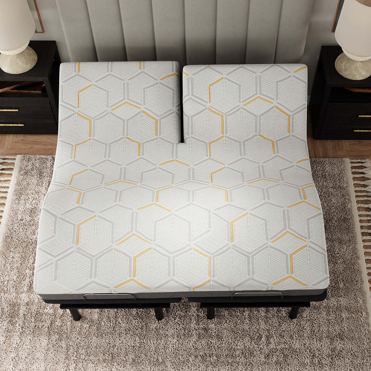 Bedplanet 12″ Copper Gel Infused Medium Firm Memory Foam Mattress