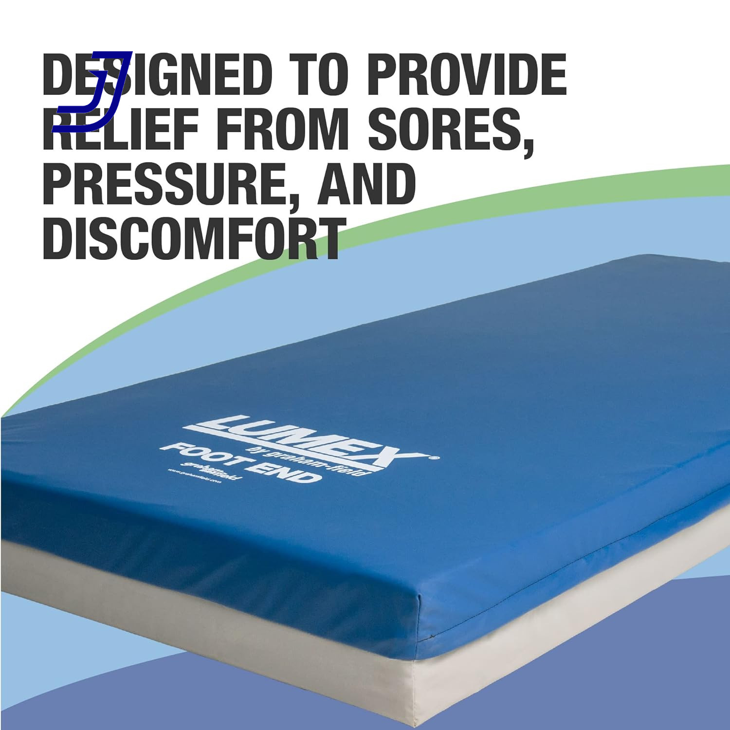 Lumex Select Hospital Bed Mattress Multi Layer Foam Fluid Resistant Cover Twin
