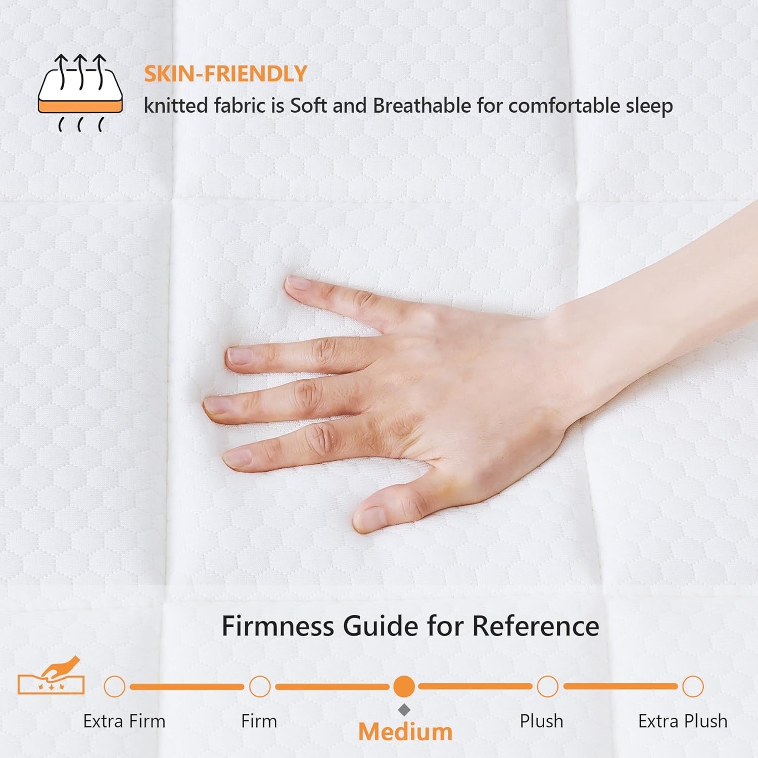 Queen Mattress with Gel Memory Foam and Pocketed Springs