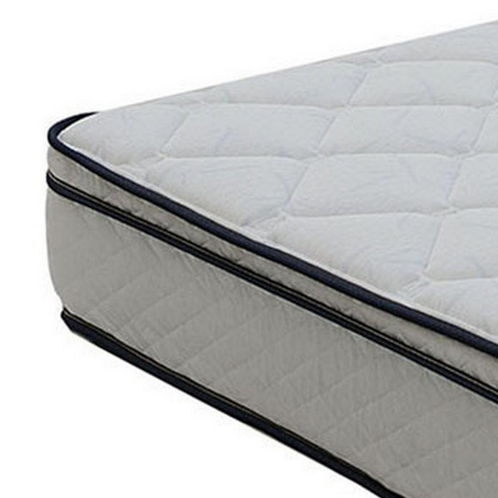 Benjara Lim 9″ Soft Bonnell Coil California King Mattress with Euro Top- Foam