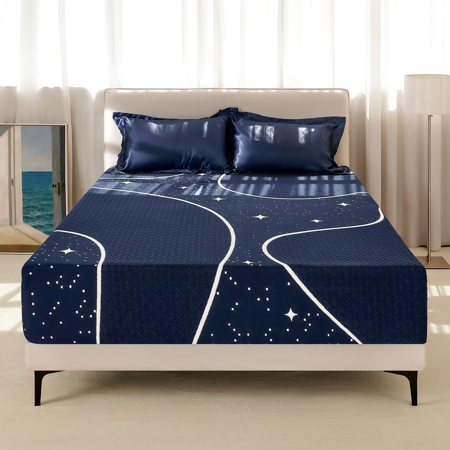 14″ King Hybrid Mattress – Gel Memory Foam & Pocket Coils, Medium Plush Comfort