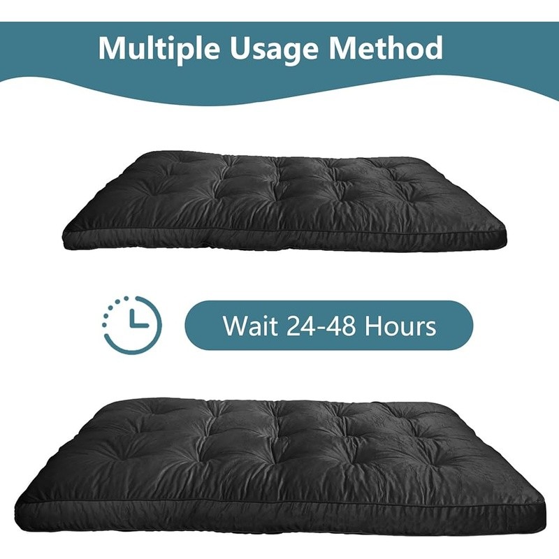 Soft Futon Mattress 6 Inch Thick Multi-Functional Sofa Bed Flannel Foam New