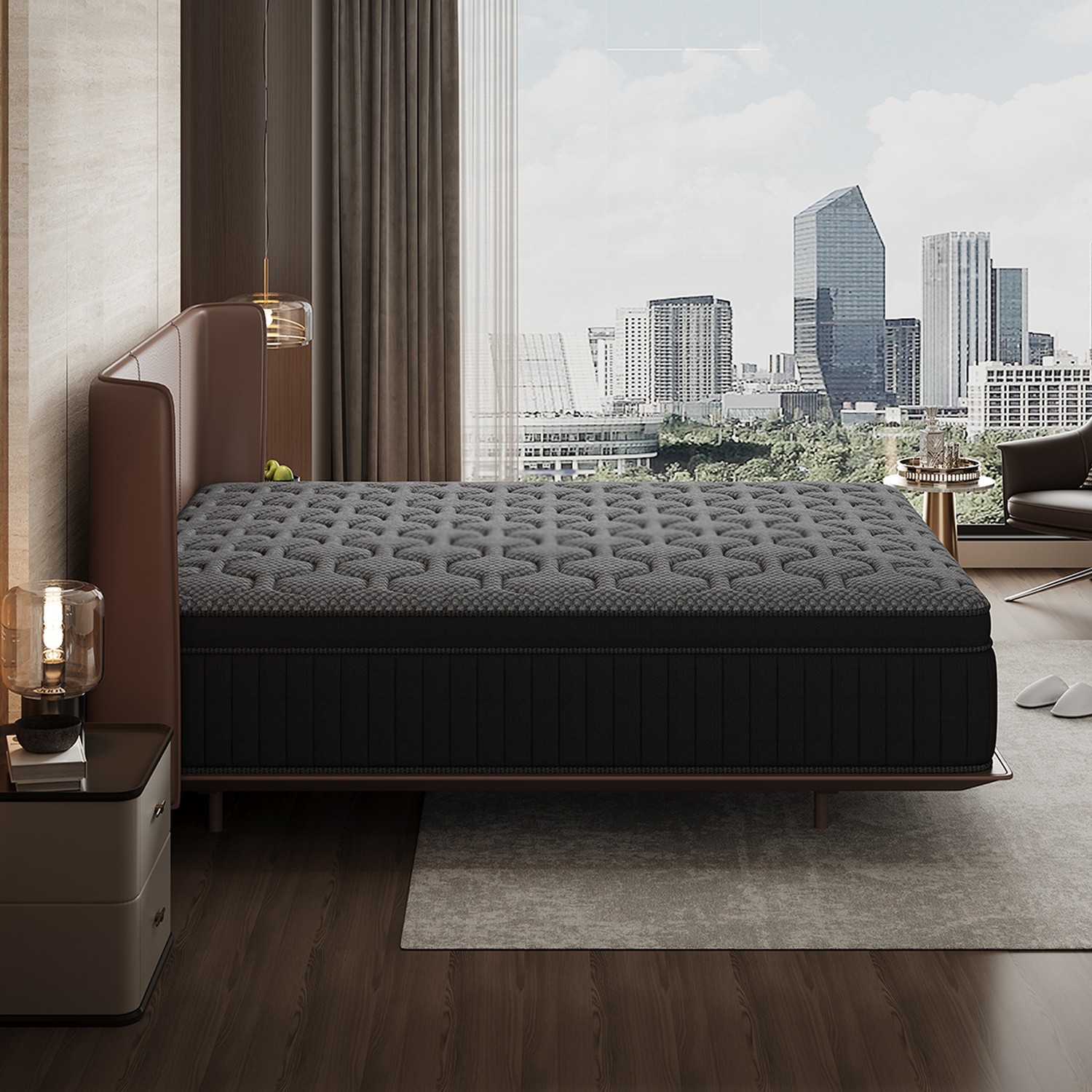 Full Hybrid Mattress in a Box 10/ 12/14 Inch Cooling Gel Memory Foam Medium Firm