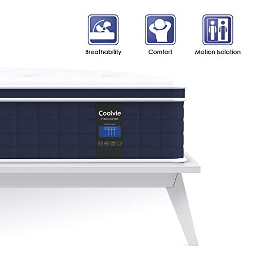 12 Inch Size Mattress, Hybrid Mattress in a Box, 3 Twin 12 Inch Medium Firm