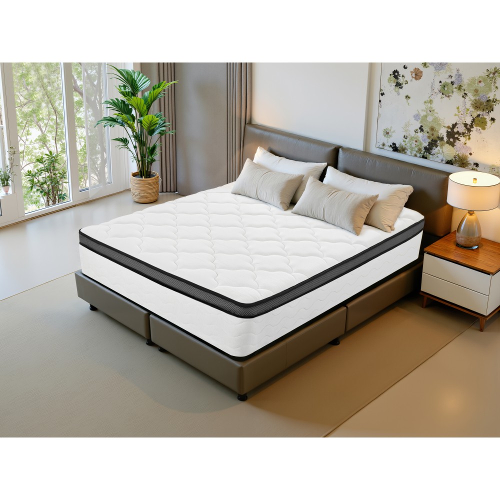 Queen Mattress, 10 Inch Queen Hybrid Mattress in a Box, Individually Wrapped